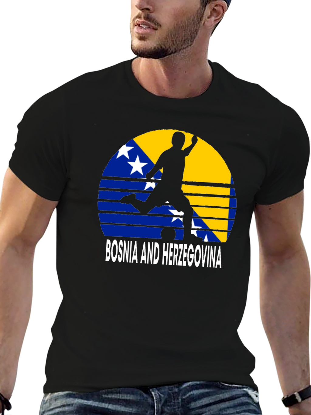 Bosnia & Herzegovina Soccer Fan T-Shirt