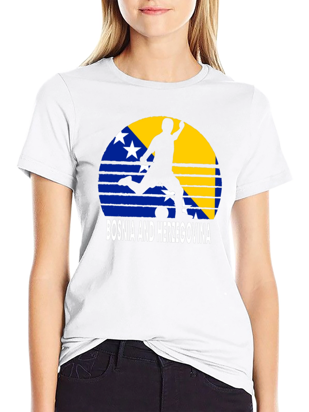 Bosnia & Herzegovina Soccer Fan T-Shirt