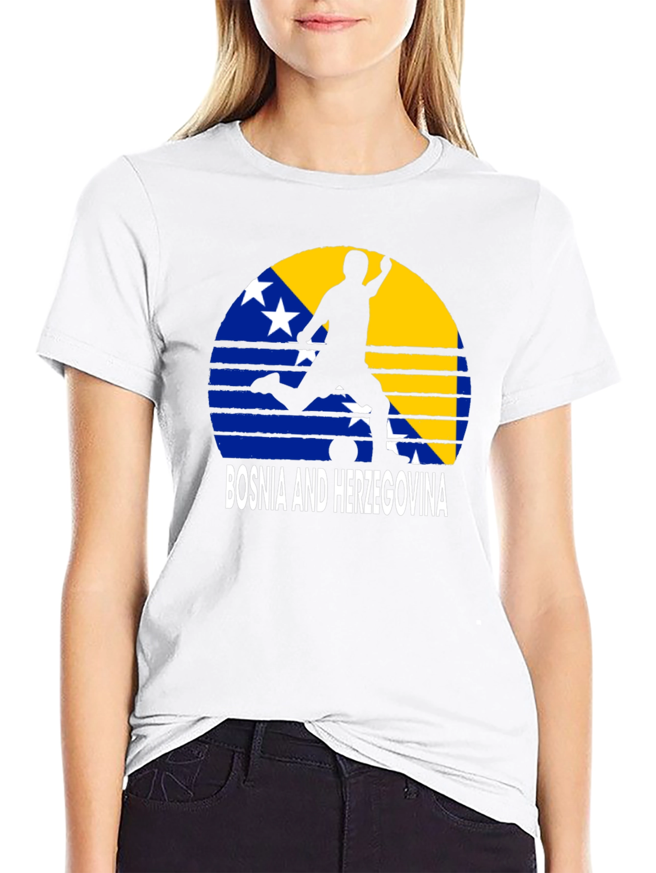 Bosnia & Herzegovina Soccer Fan T-Shirt