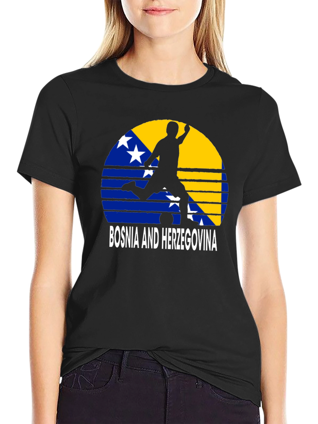 Bosnia & Herzegovina Soccer Fan T-Shirt