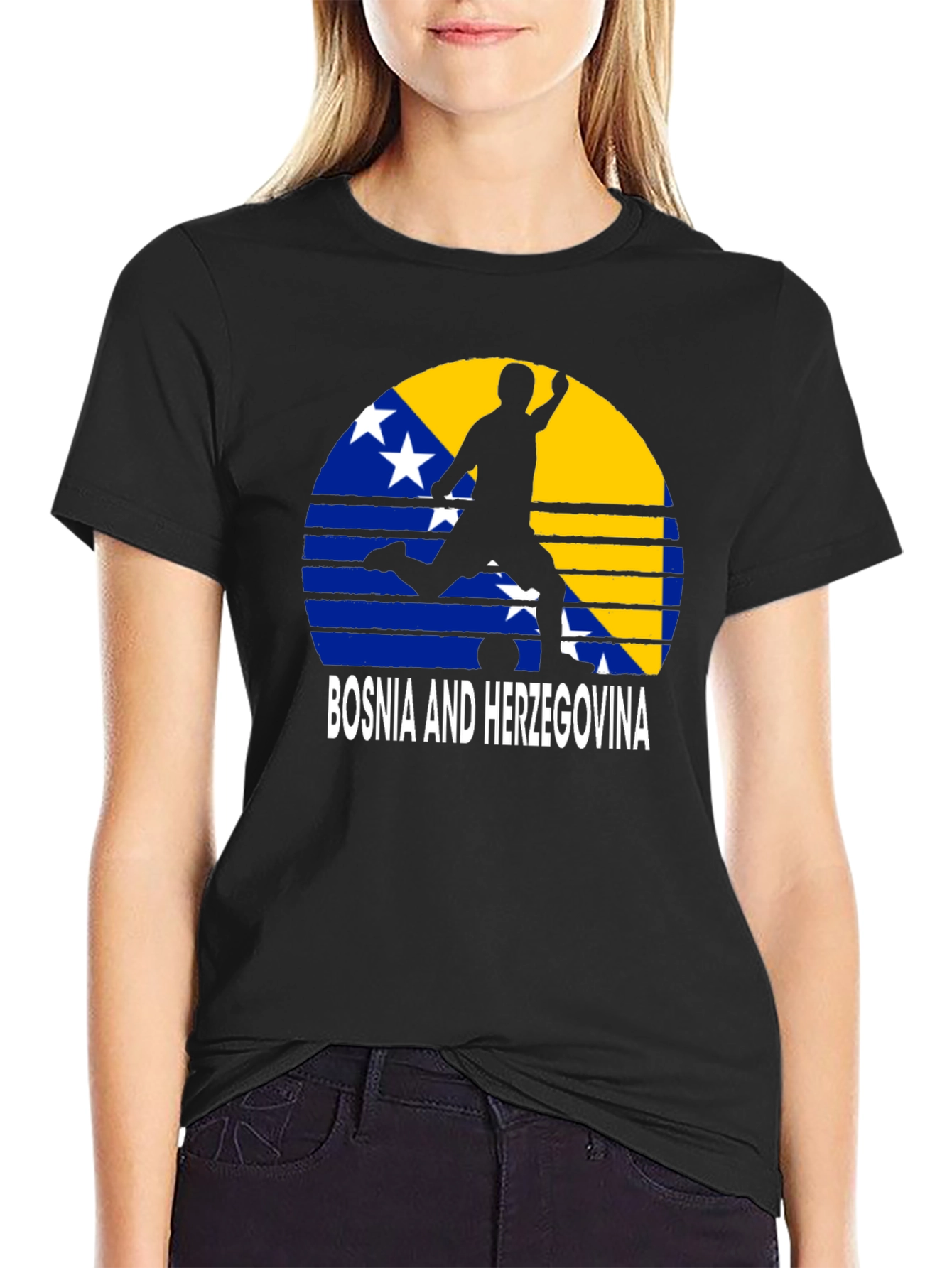 Bosnia & Herzegovina Soccer Fan T-Shirt