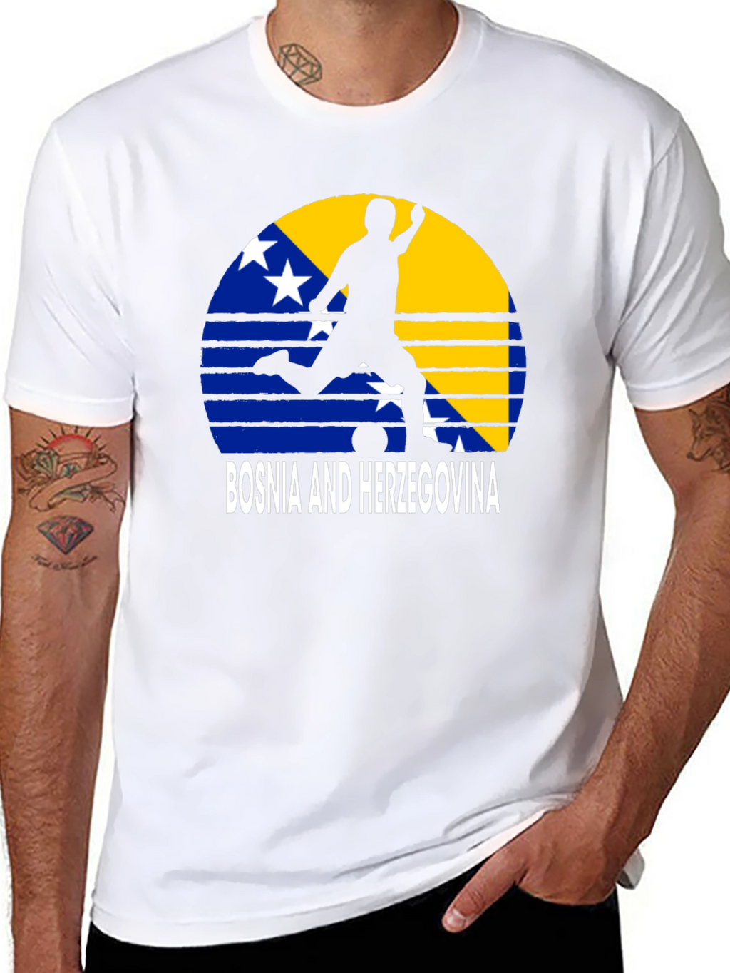 Bosnia & Herzegovina Soccer Fan T-Shirt