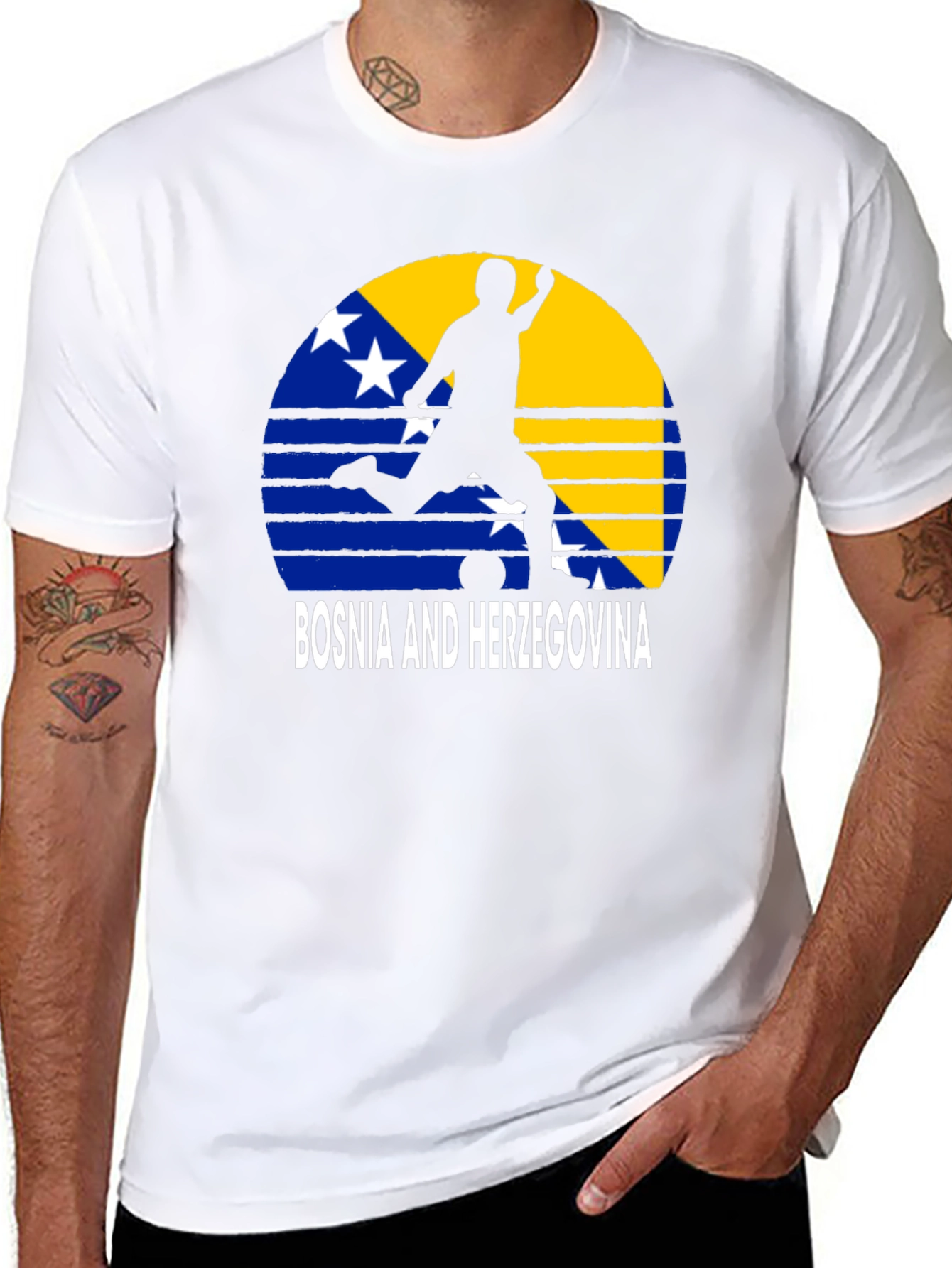 Bosnia & Herzegovina Soccer Fan T-Shirt