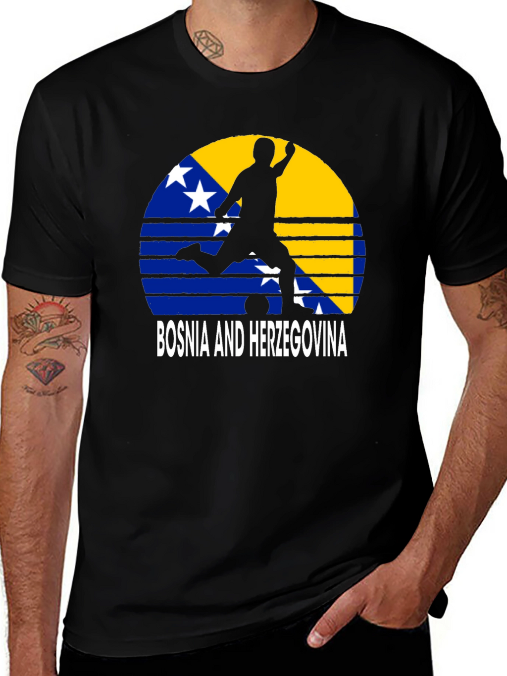 Bosnia & Herzegovina Soccer Fan T-Shirt