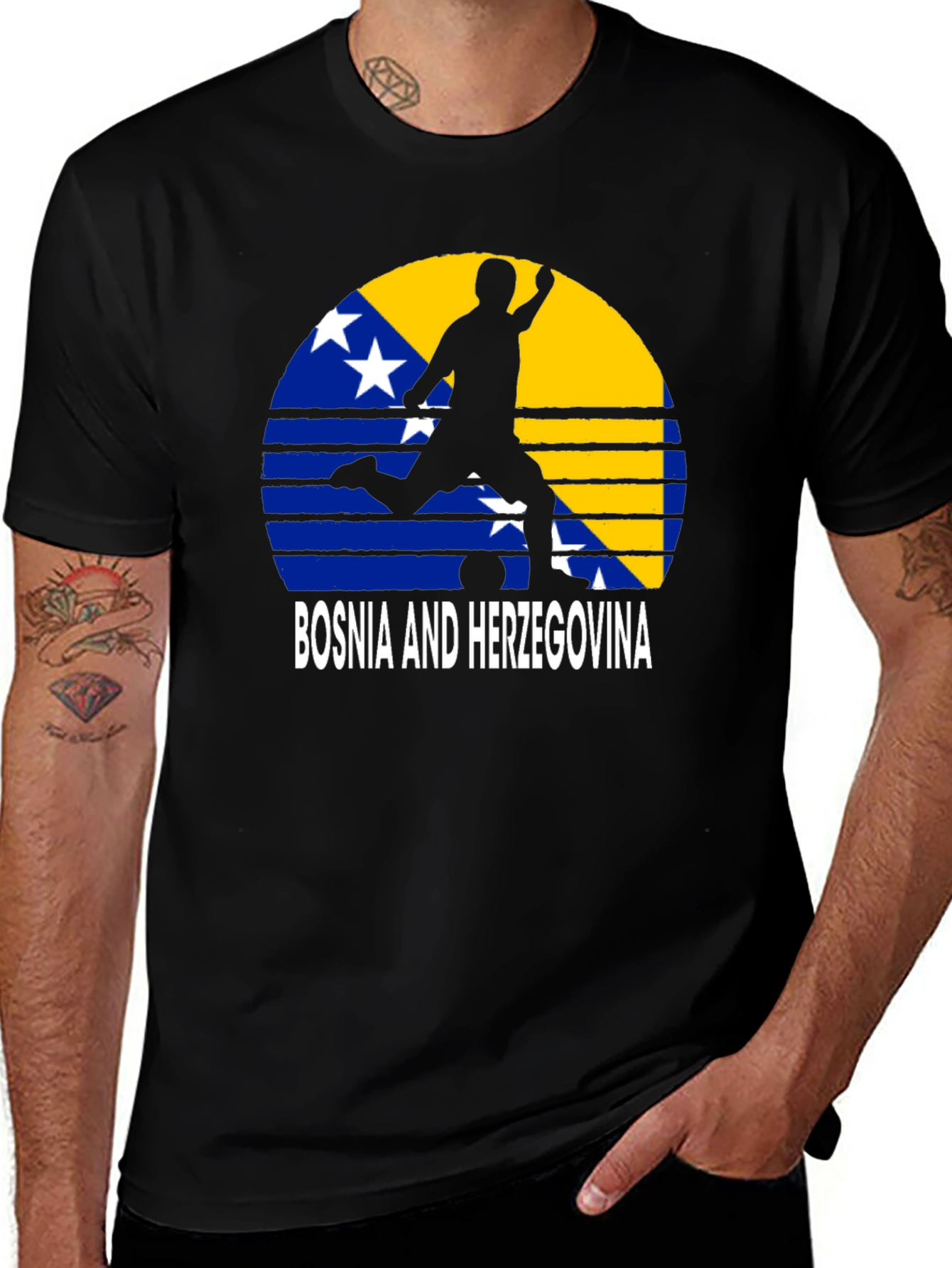 Bosnia & Herzegovina Soccer Fan T-Shirt