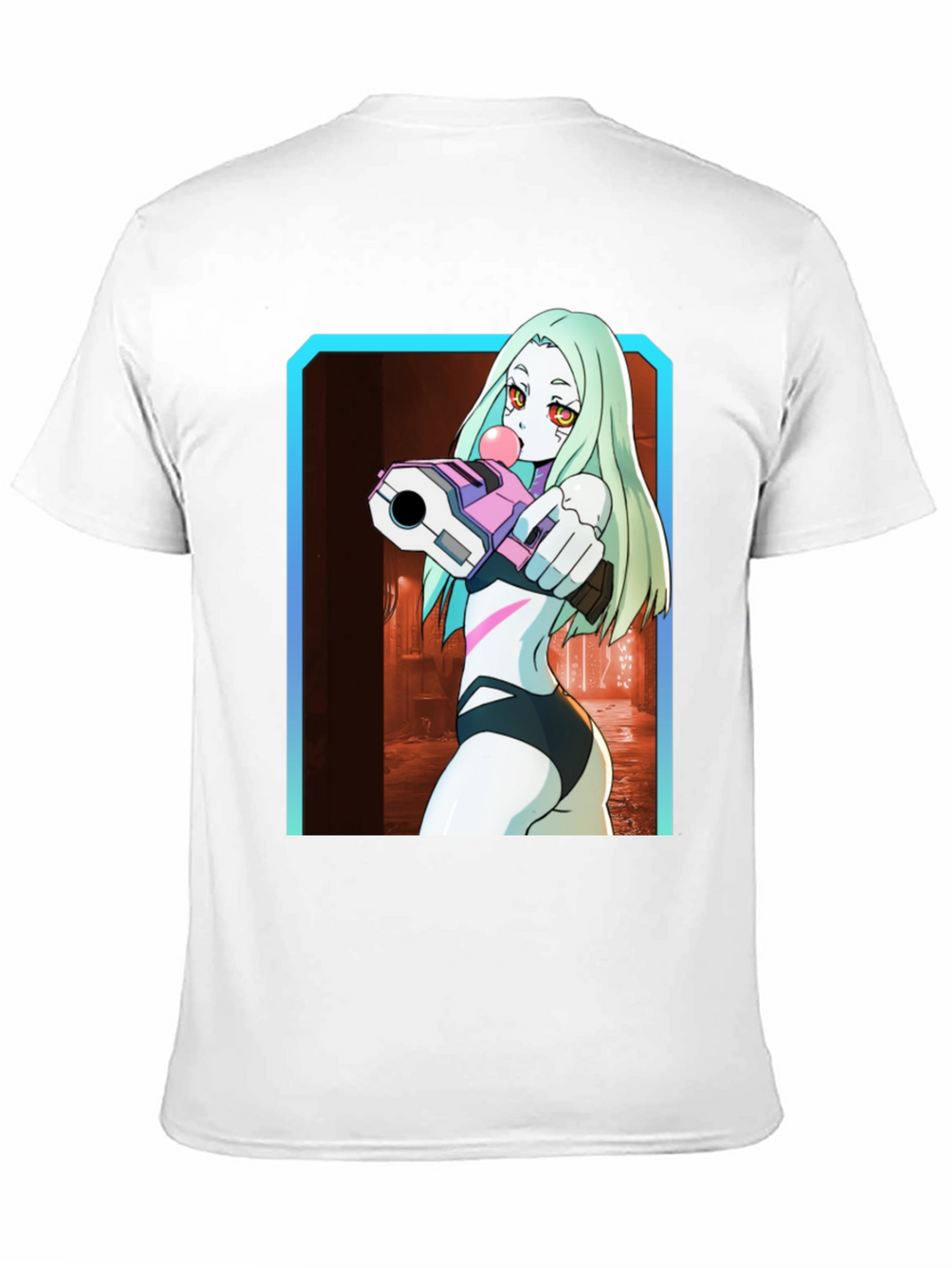 Anime Character Graphic Black T-Shirt