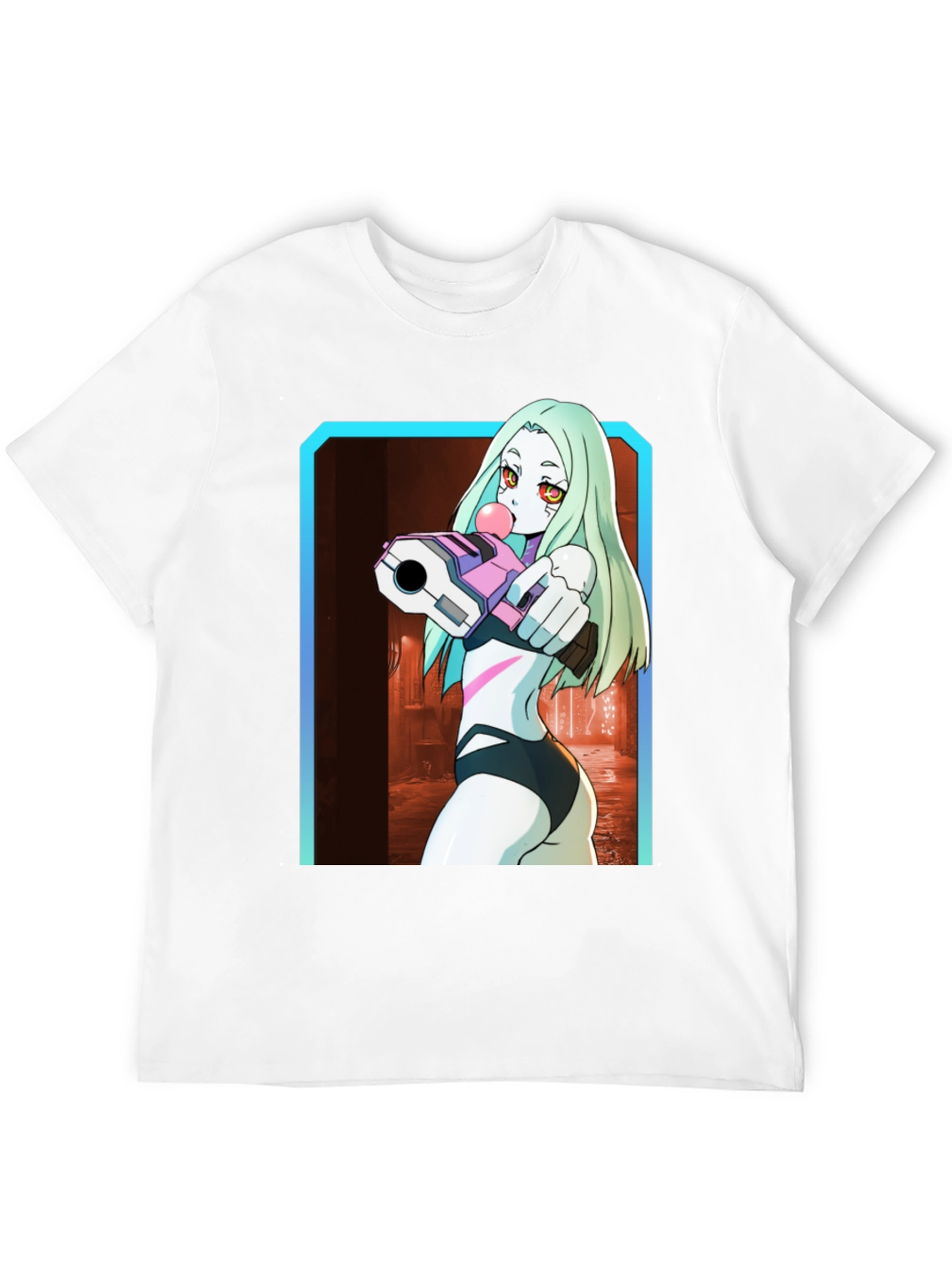 Anime Character Graphic Black T-Shirt