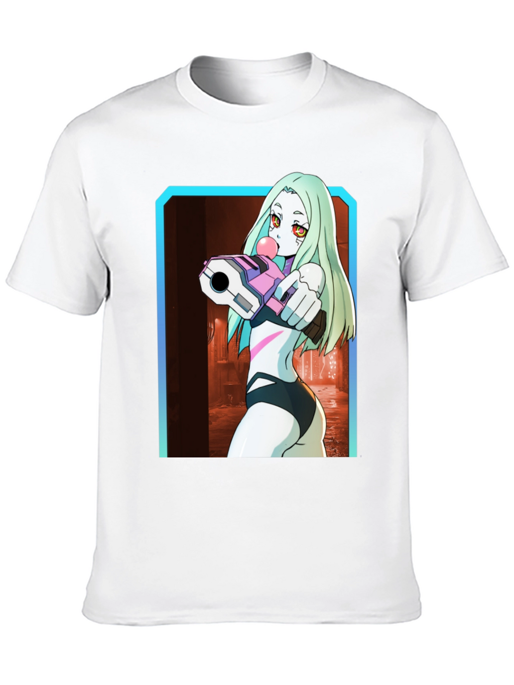 Anime Character Graphic Black T-Shirt