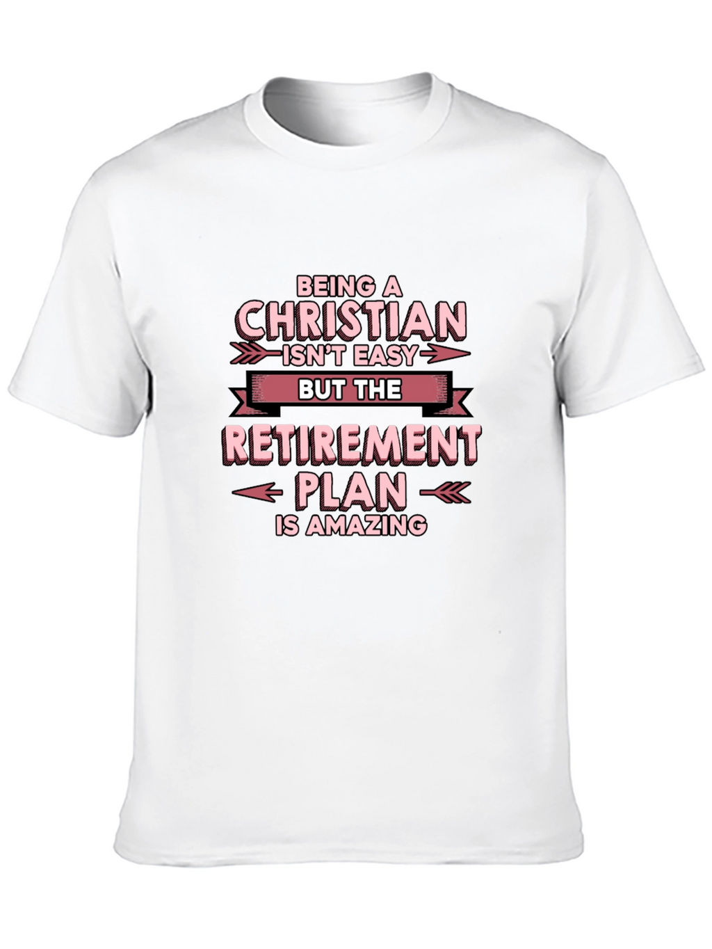 Christian Retirement Plan T-Shirt - Black