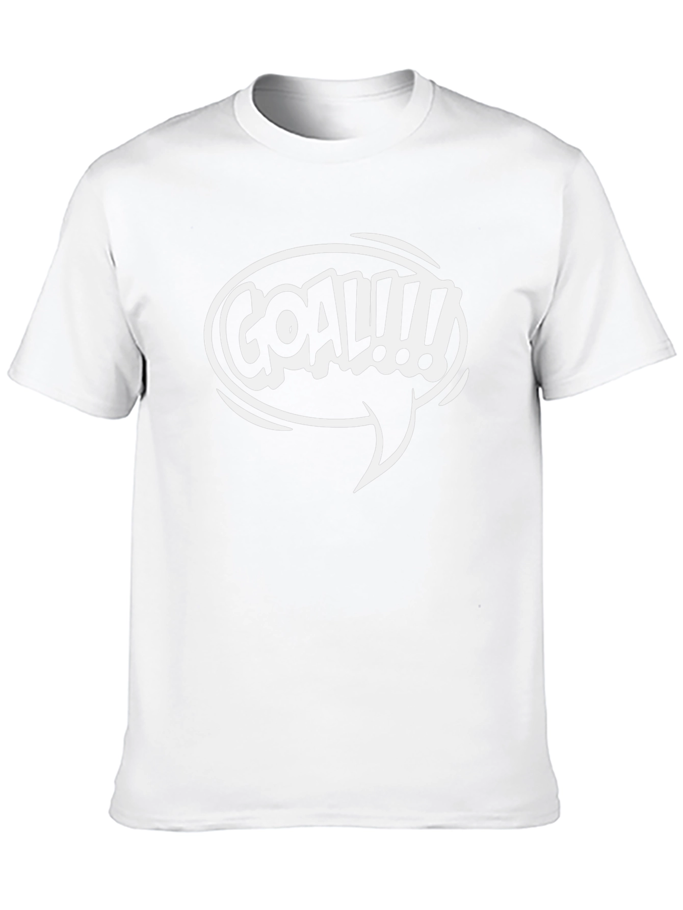 Goal!!! Graphic T-Shirt - Black Cotton Tee
