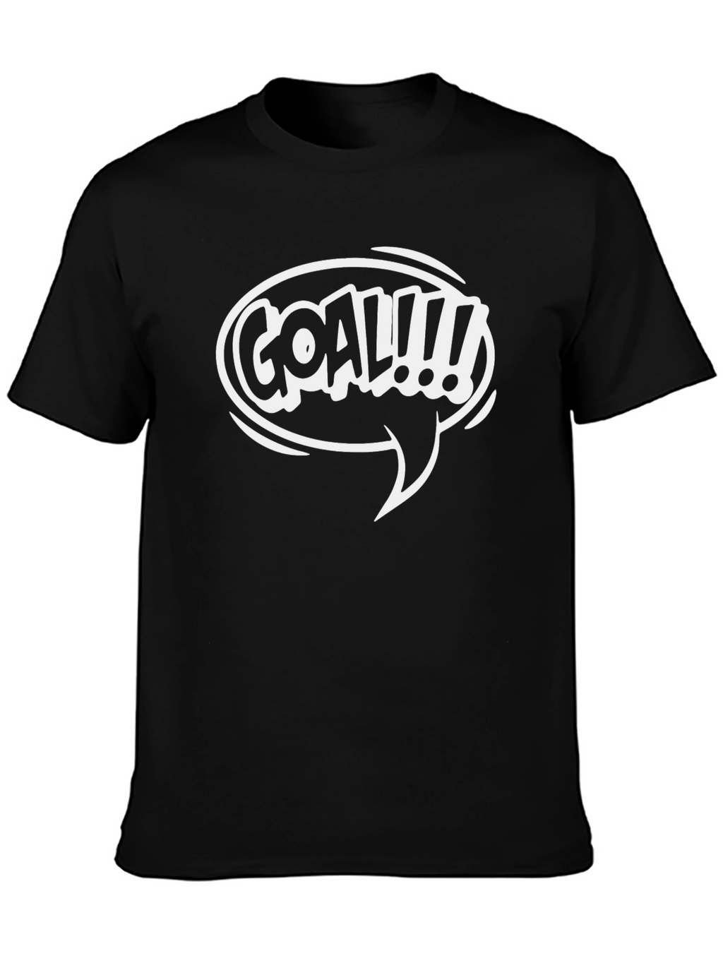 Goal!!! Graphic T-Shirt - Black Cotton Tee