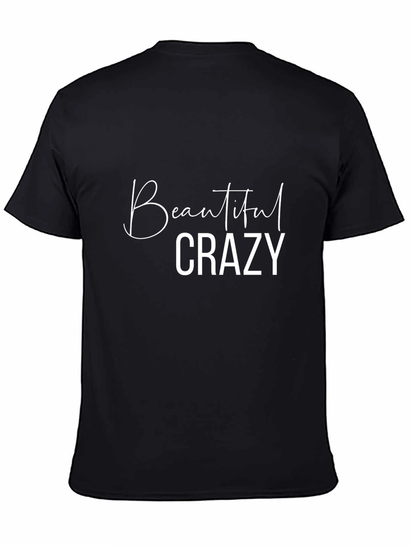 Beautiful Crazy Black T-Shirt for Men