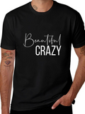 Beautiful Crazy Black T-Shirt for Men