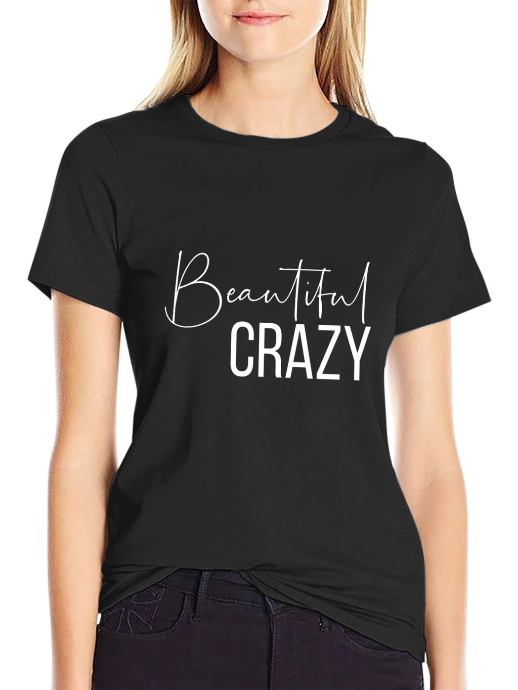Beautiful Crazy Black T-Shirt for Men