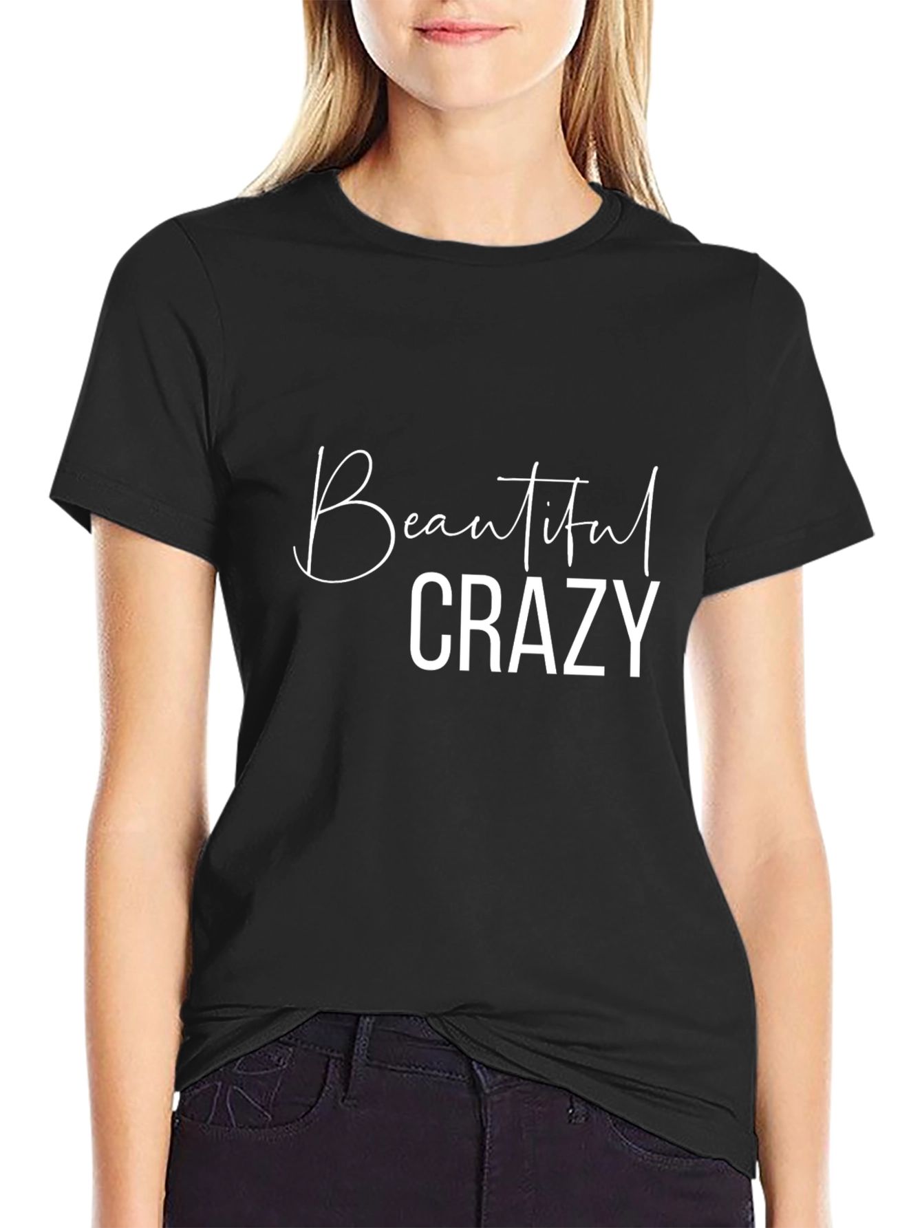 Beautiful Crazy Black T-Shirt for Men