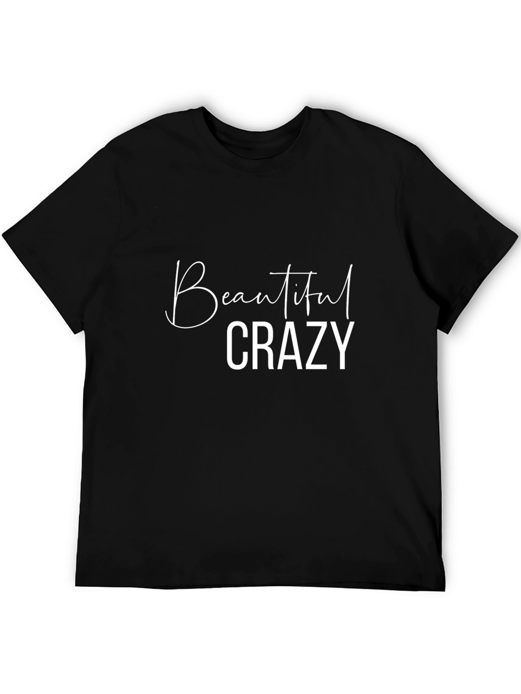 Beautiful Crazy Black T-Shirt for Men