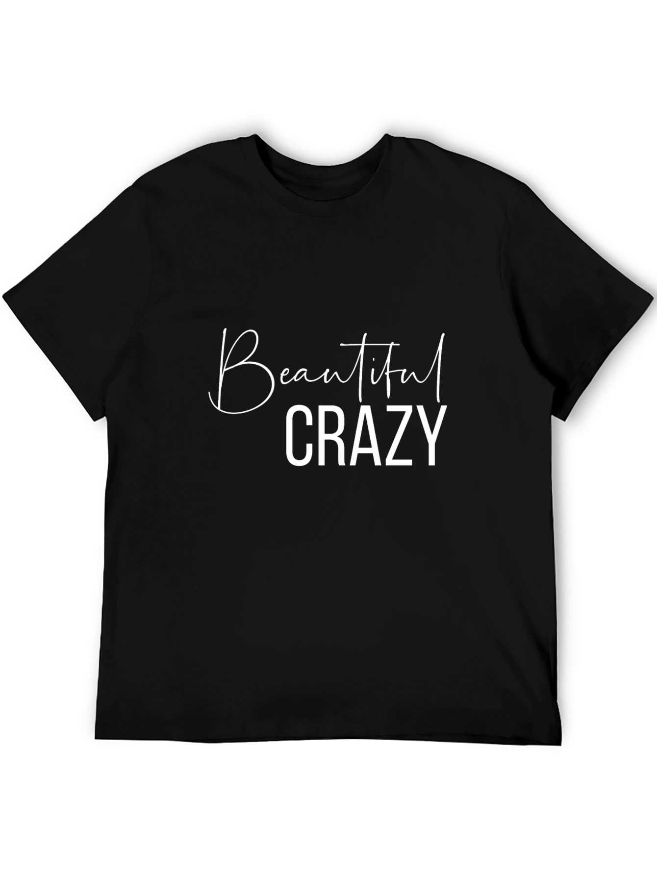 Beautiful Crazy Black T-Shirt for Men