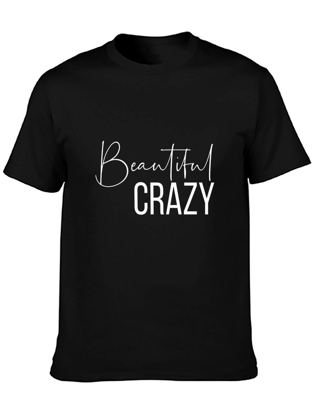 Beautiful Crazy Black T-Shirt for Men