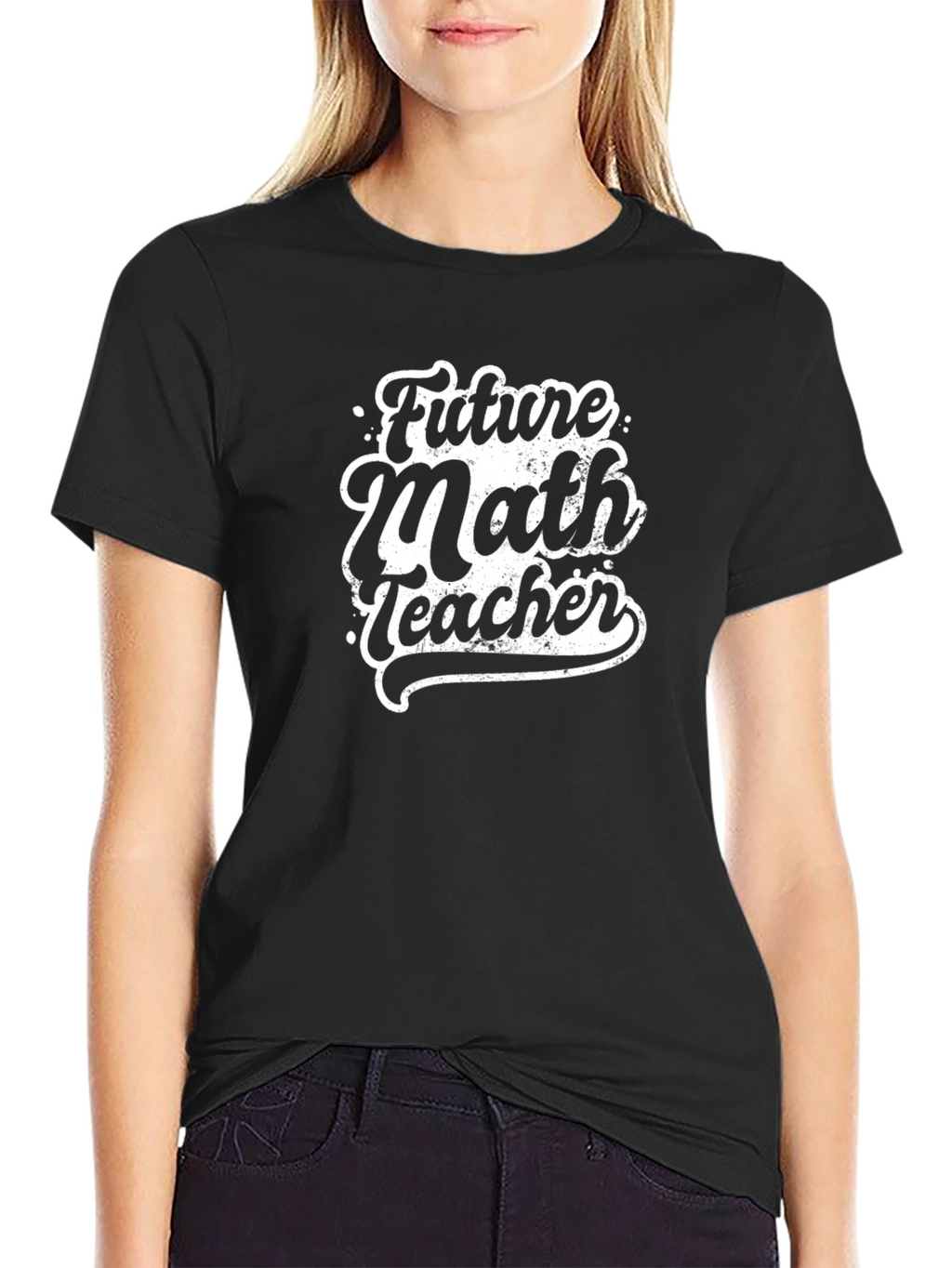 Future Math Teacher Black T-Shirt