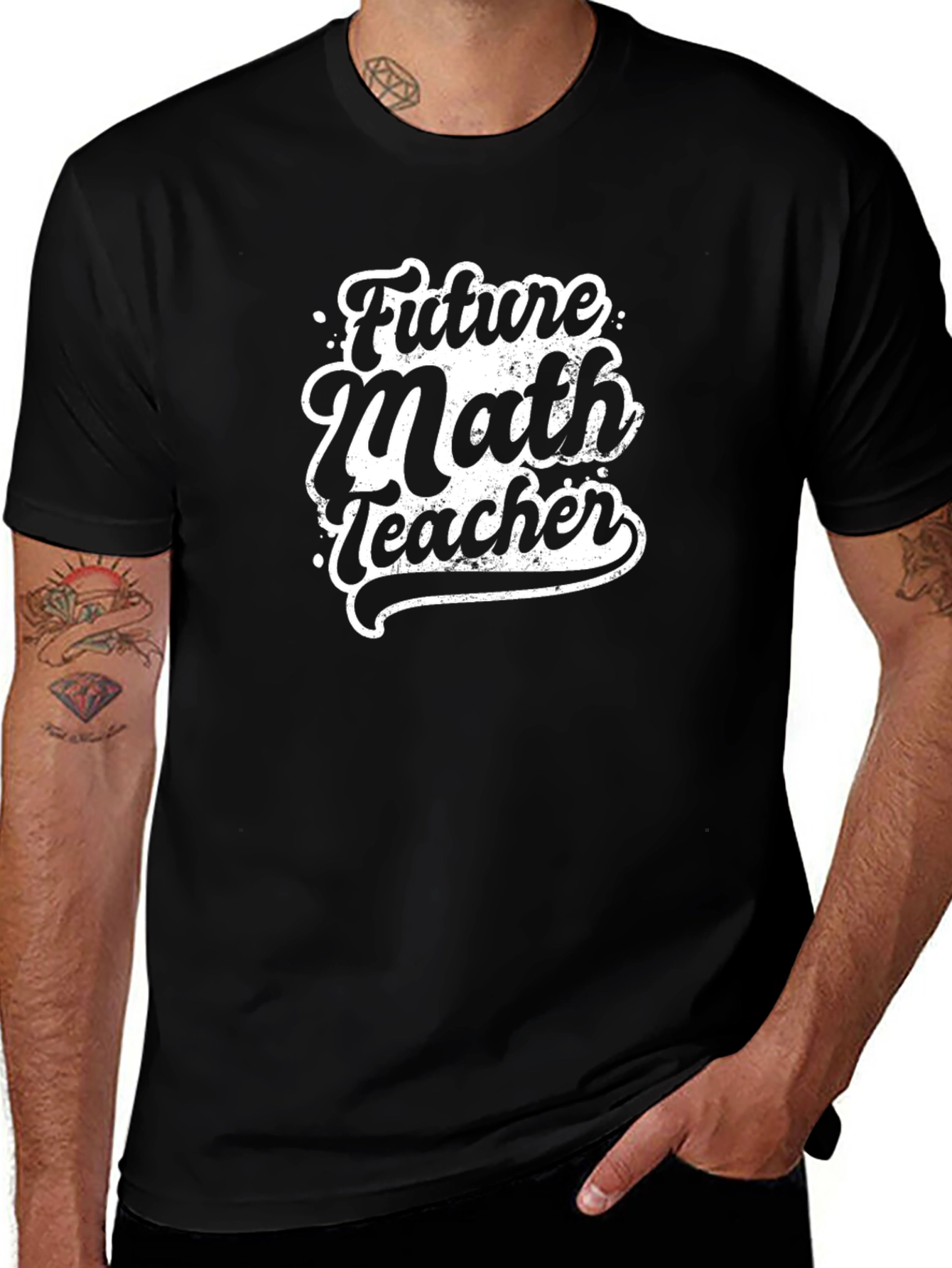Future Math Teacher Black T-Shirt