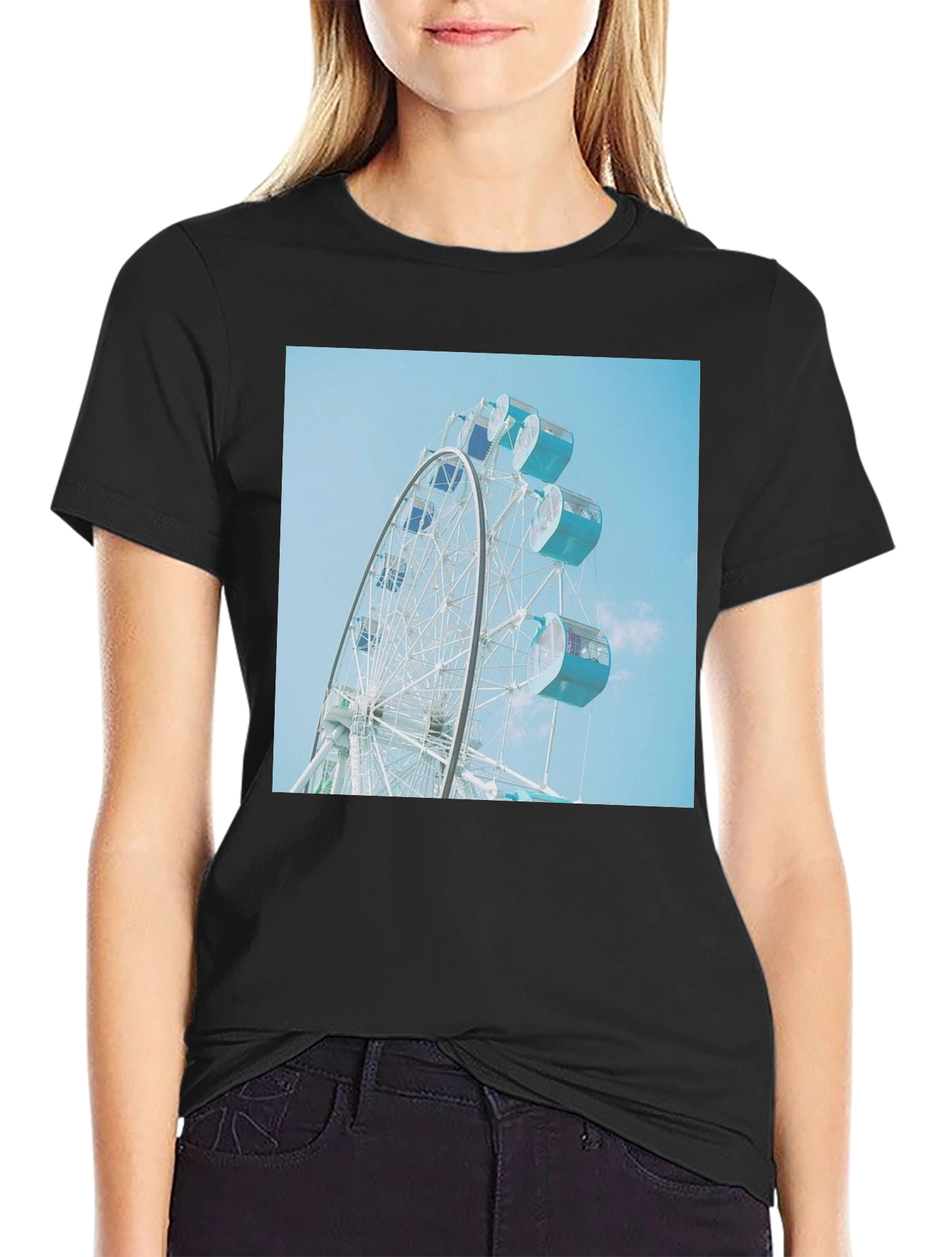 Ferris Wheel Graphic Tee - Cool Casual Style