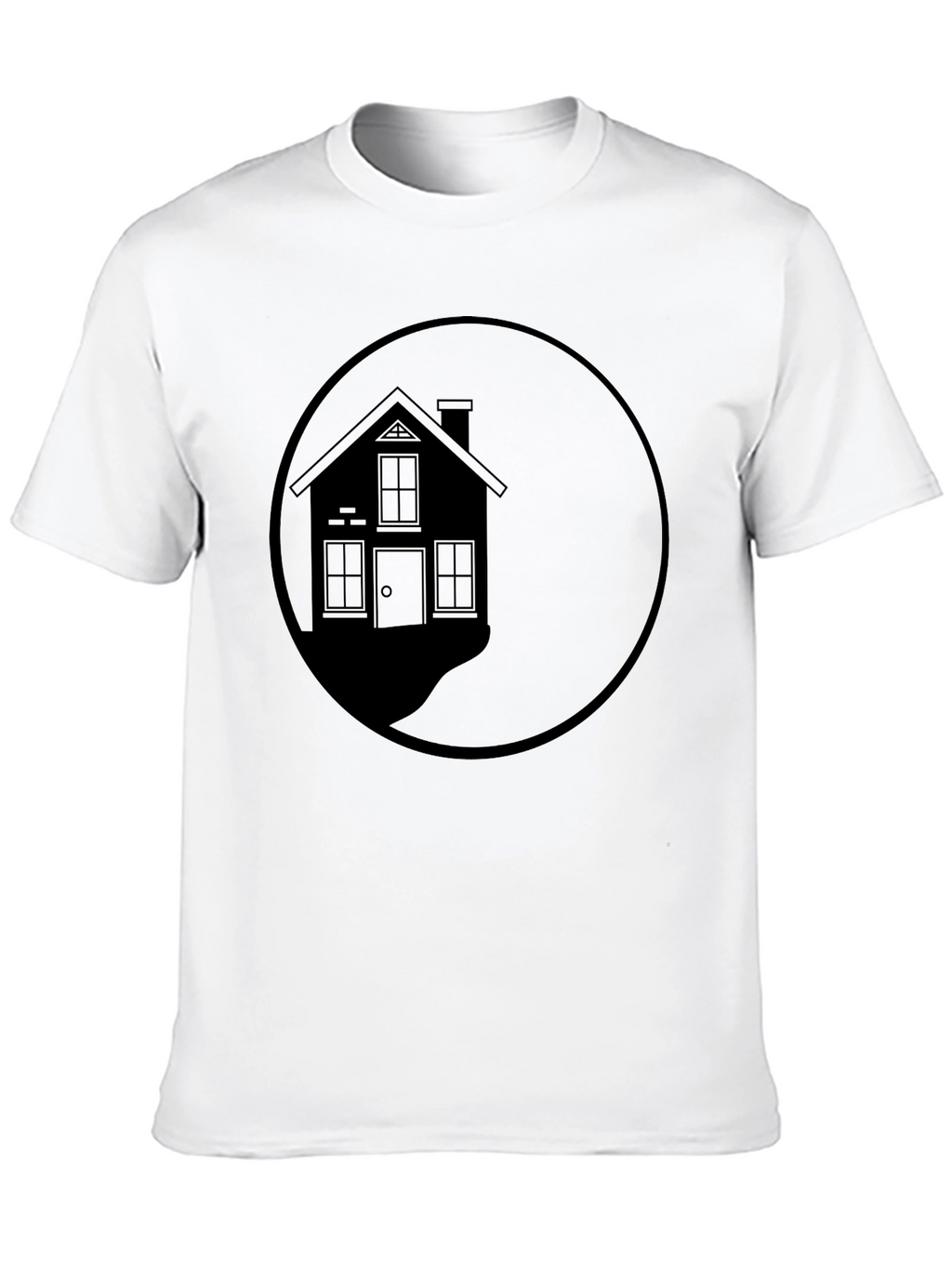 House Graphic Black T-Shirt