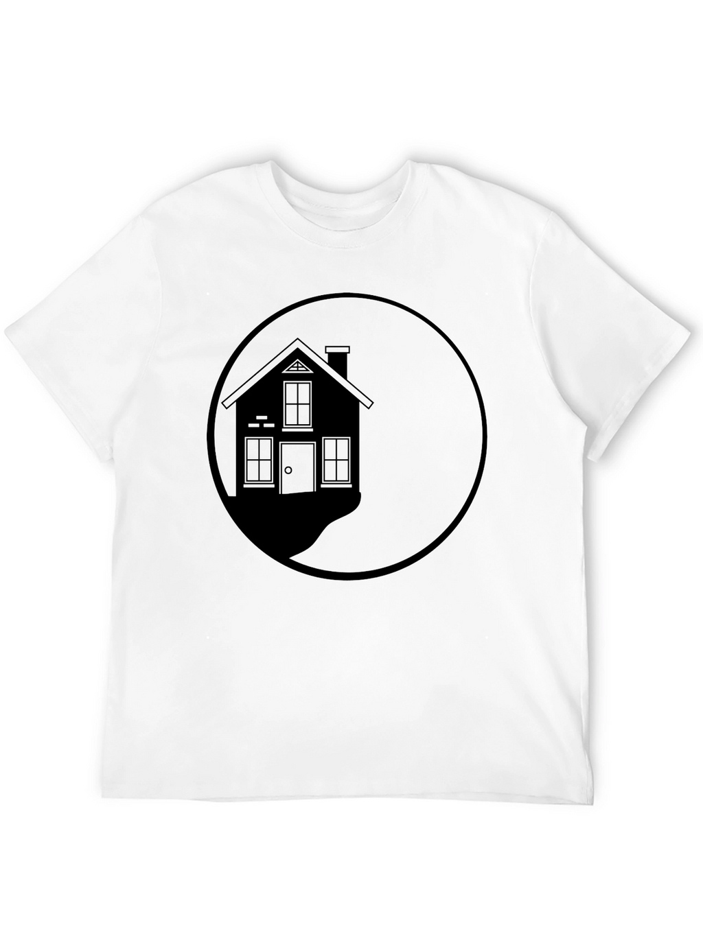 House Graphic Black T-Shirt