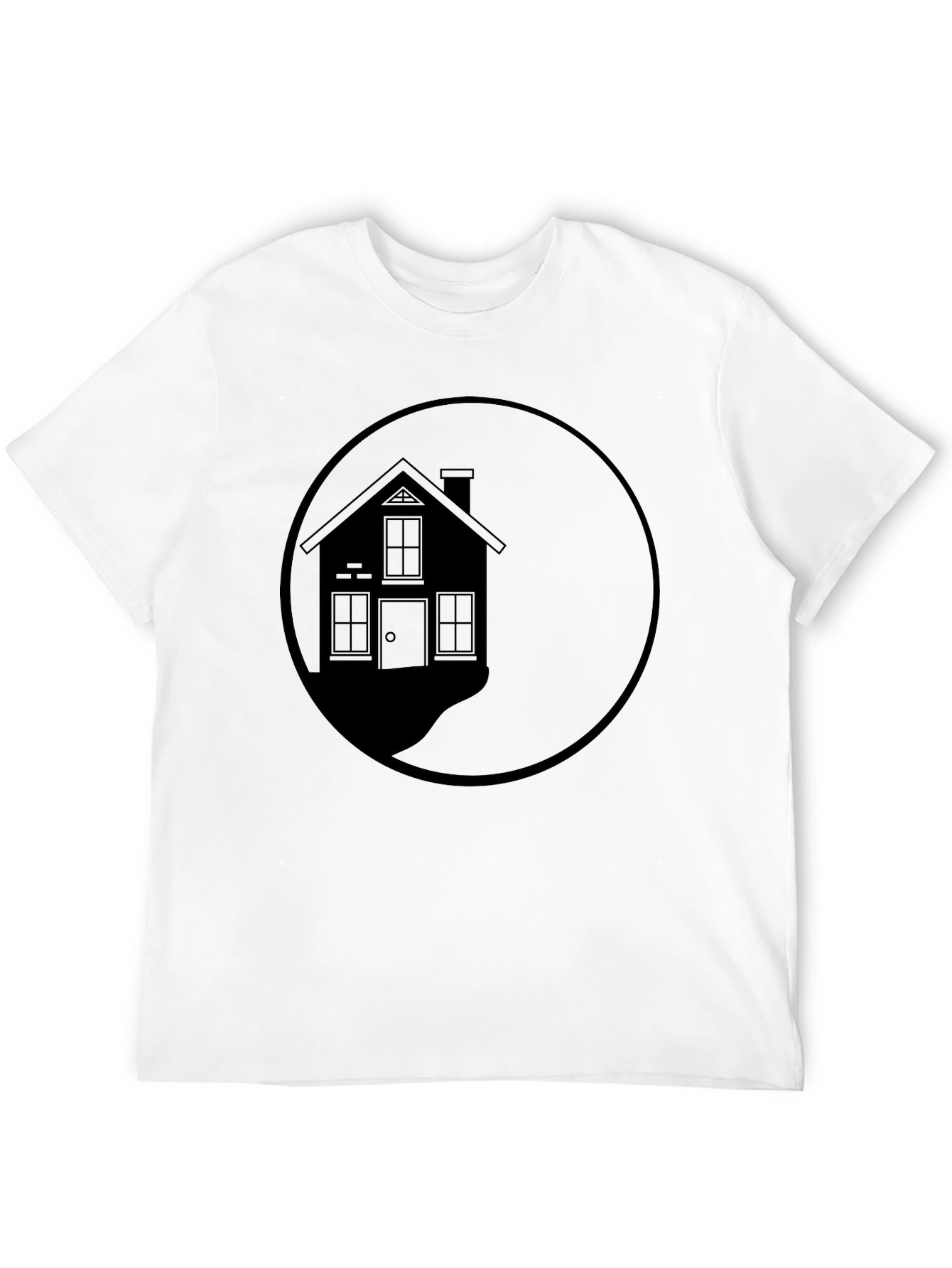 House Graphic Black T-Shirt