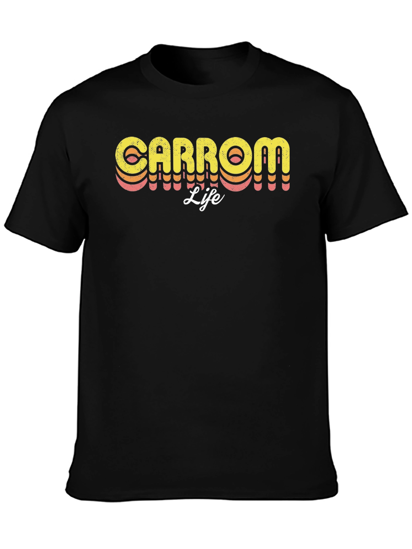 Carrom Life Retro Style Graphic Tee