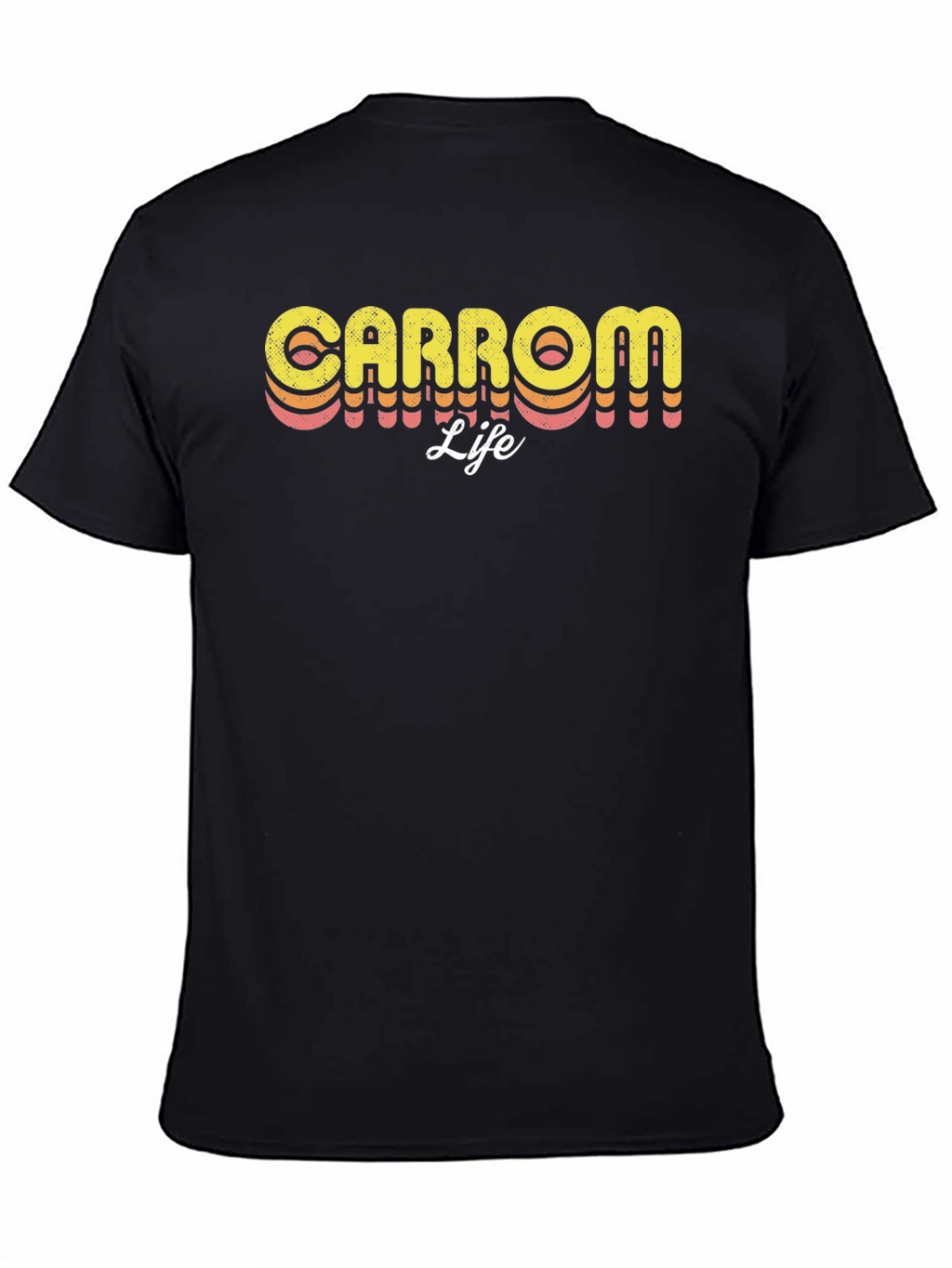 Carrom Life Retro Style Graphic Tee