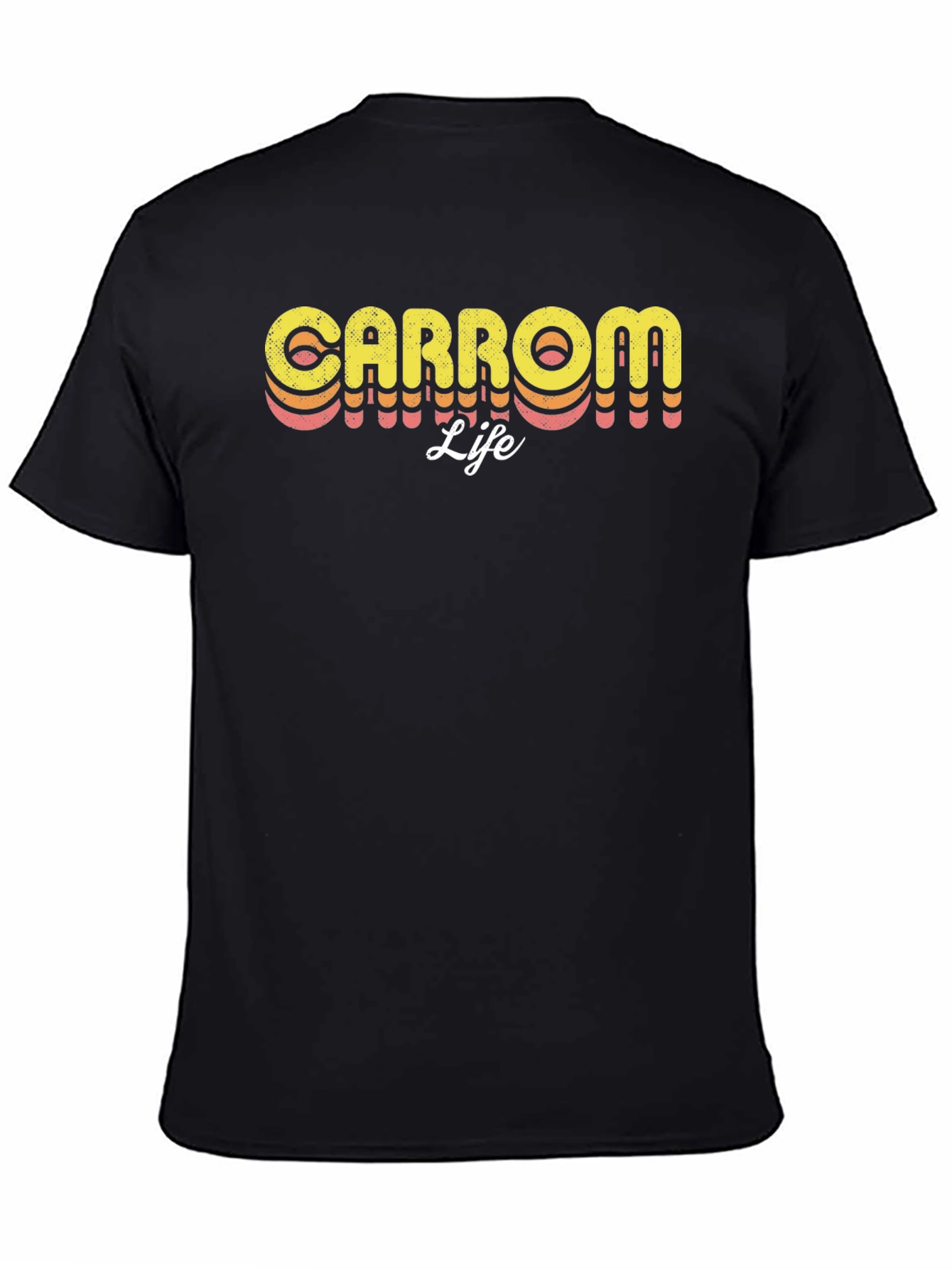 Carrom Life Retro Style Graphic Tee