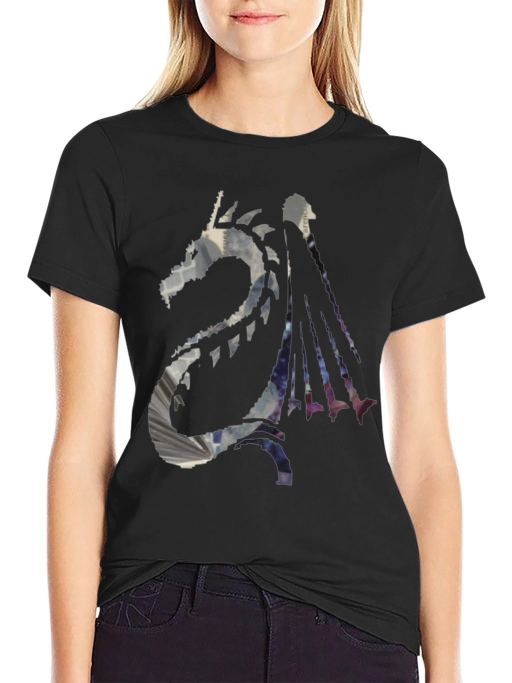 Dragon Graphic Tee - Black T-Shirt
