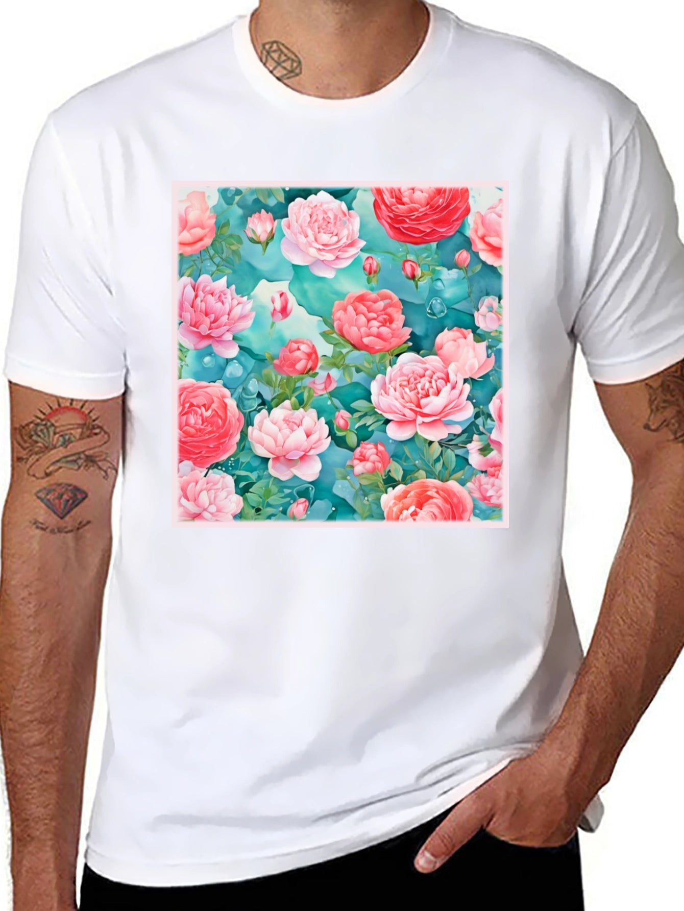 Floral Print T-Shirt