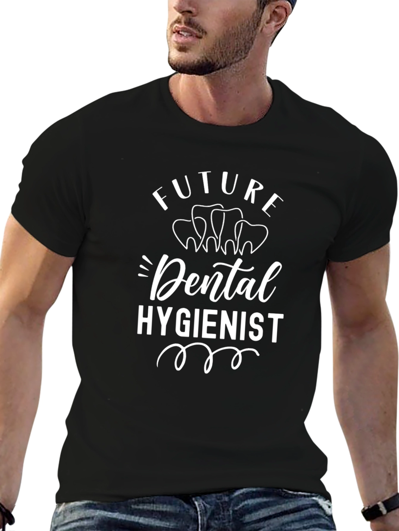 Future Dental Hygienist Black T-Shirt