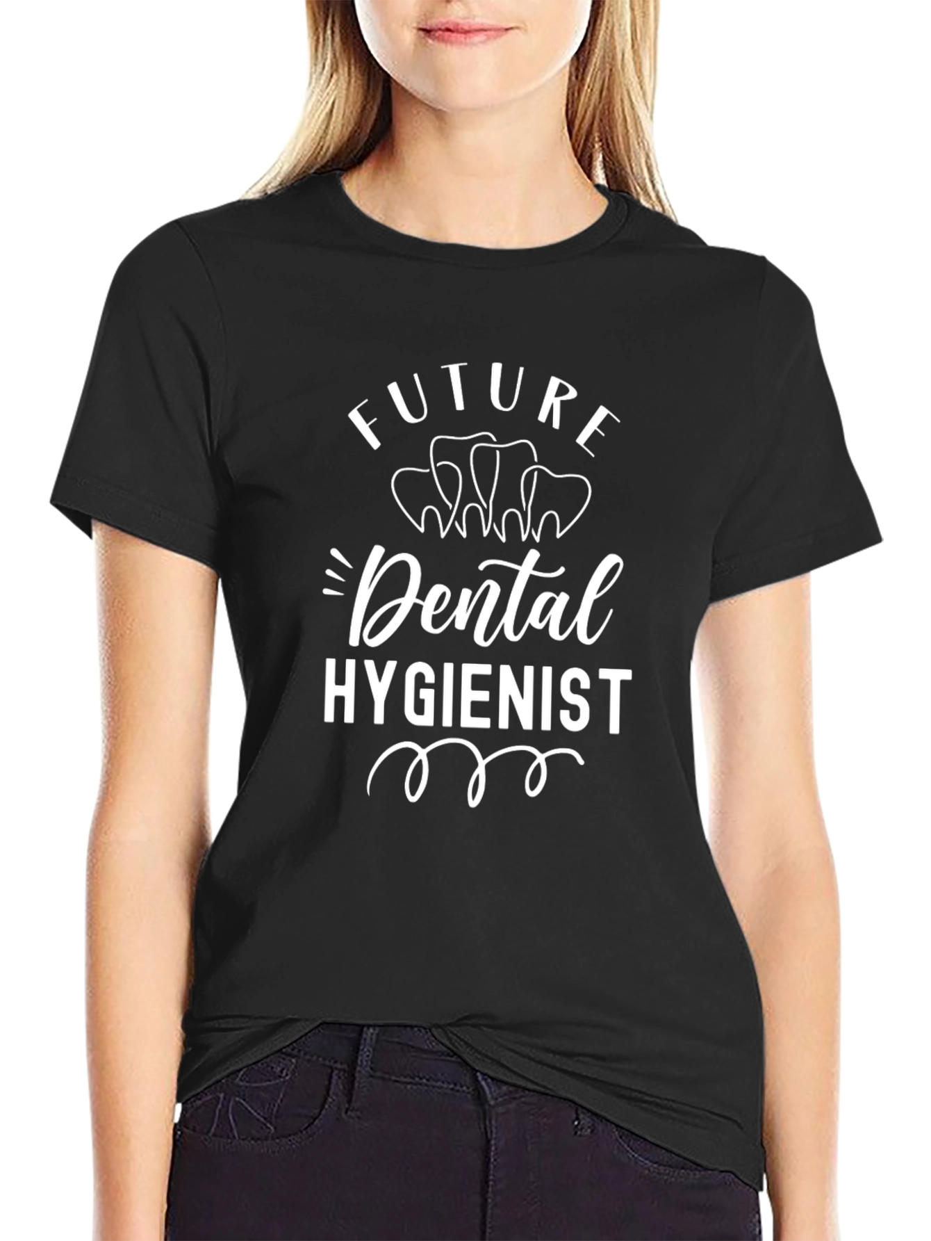 Future Dental Hygienist Black T-Shirt