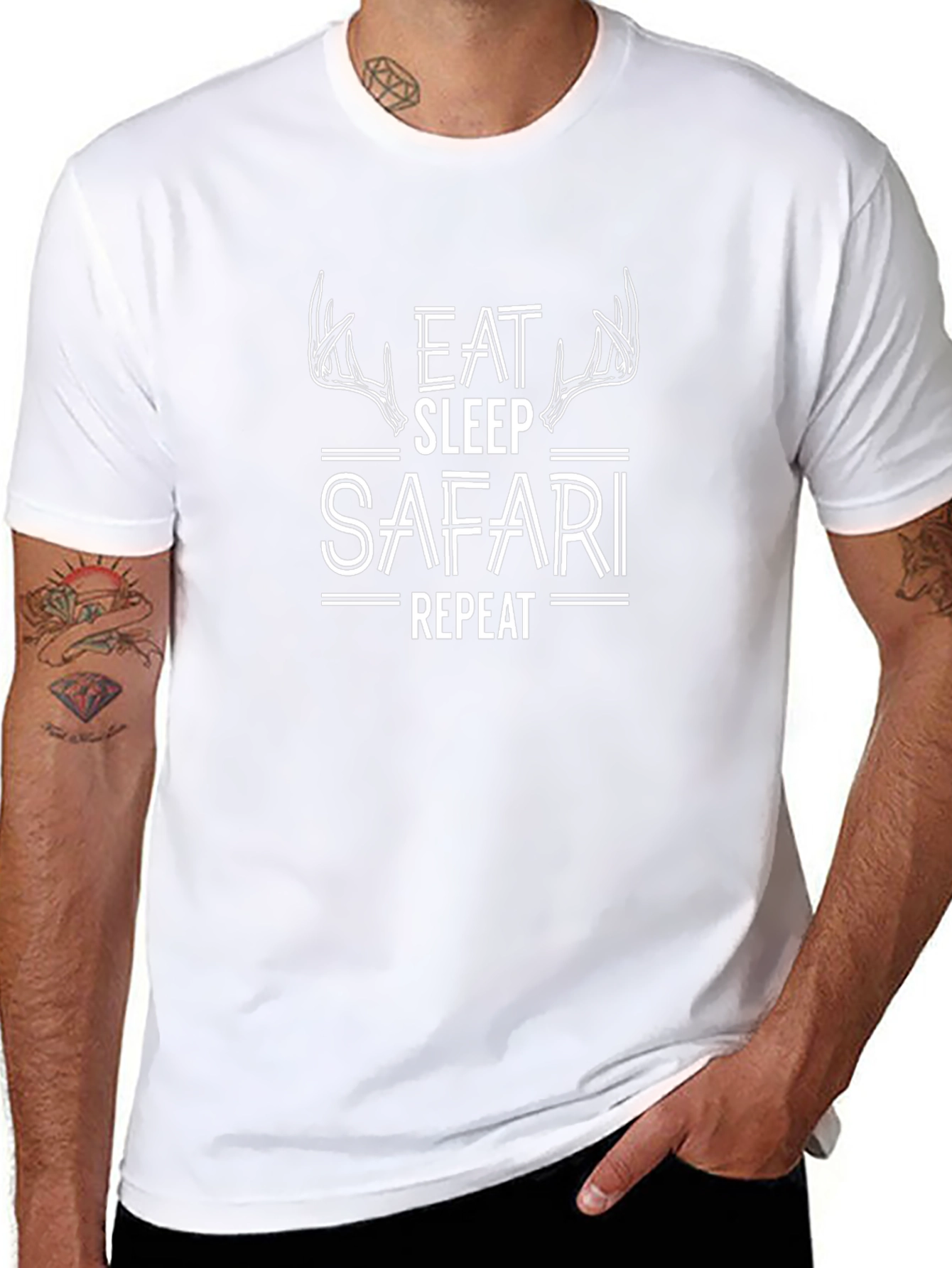 Eat Sleep Safari Repeat T-Shirt