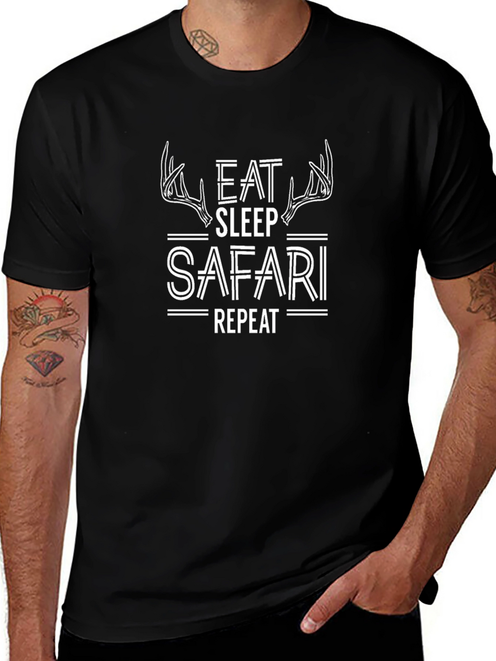 Eat Sleep Safari Repeat T-Shirt