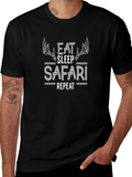 Eat Sleep Safari Repeat T-Shirt