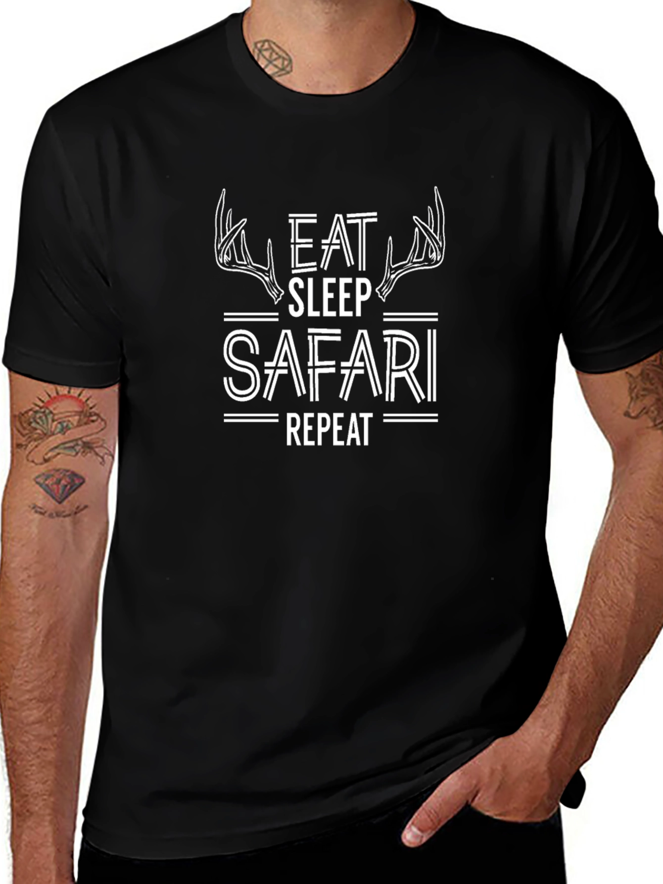 Eat Sleep Safari Repeat T-Shirt