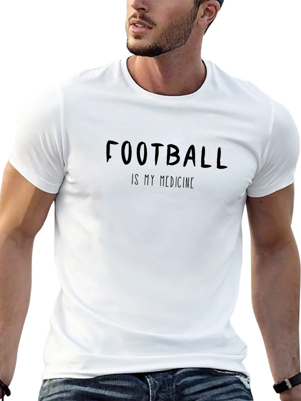 Football is My Medicine Graphic Tee