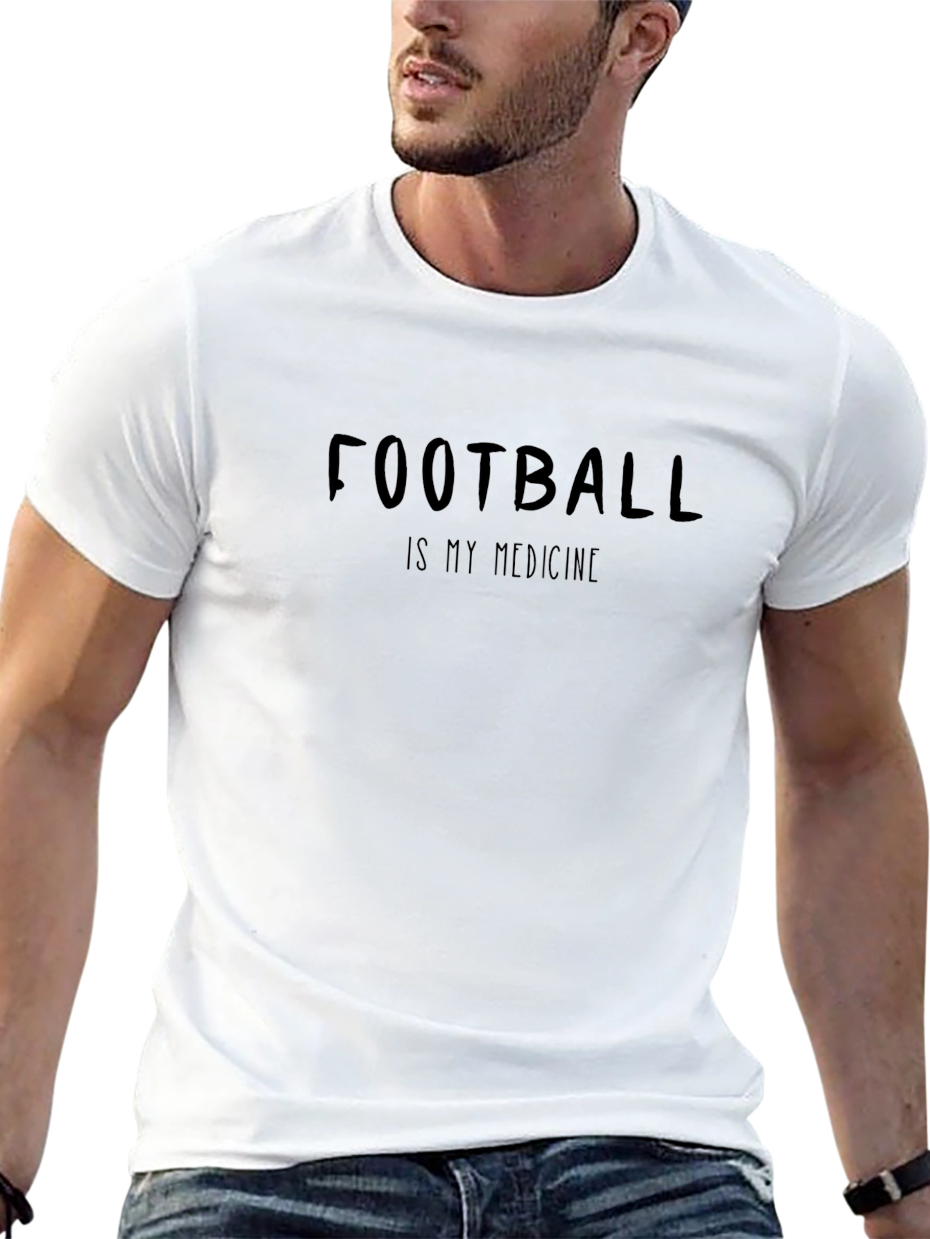 Football is My Medicine Graphic Tee