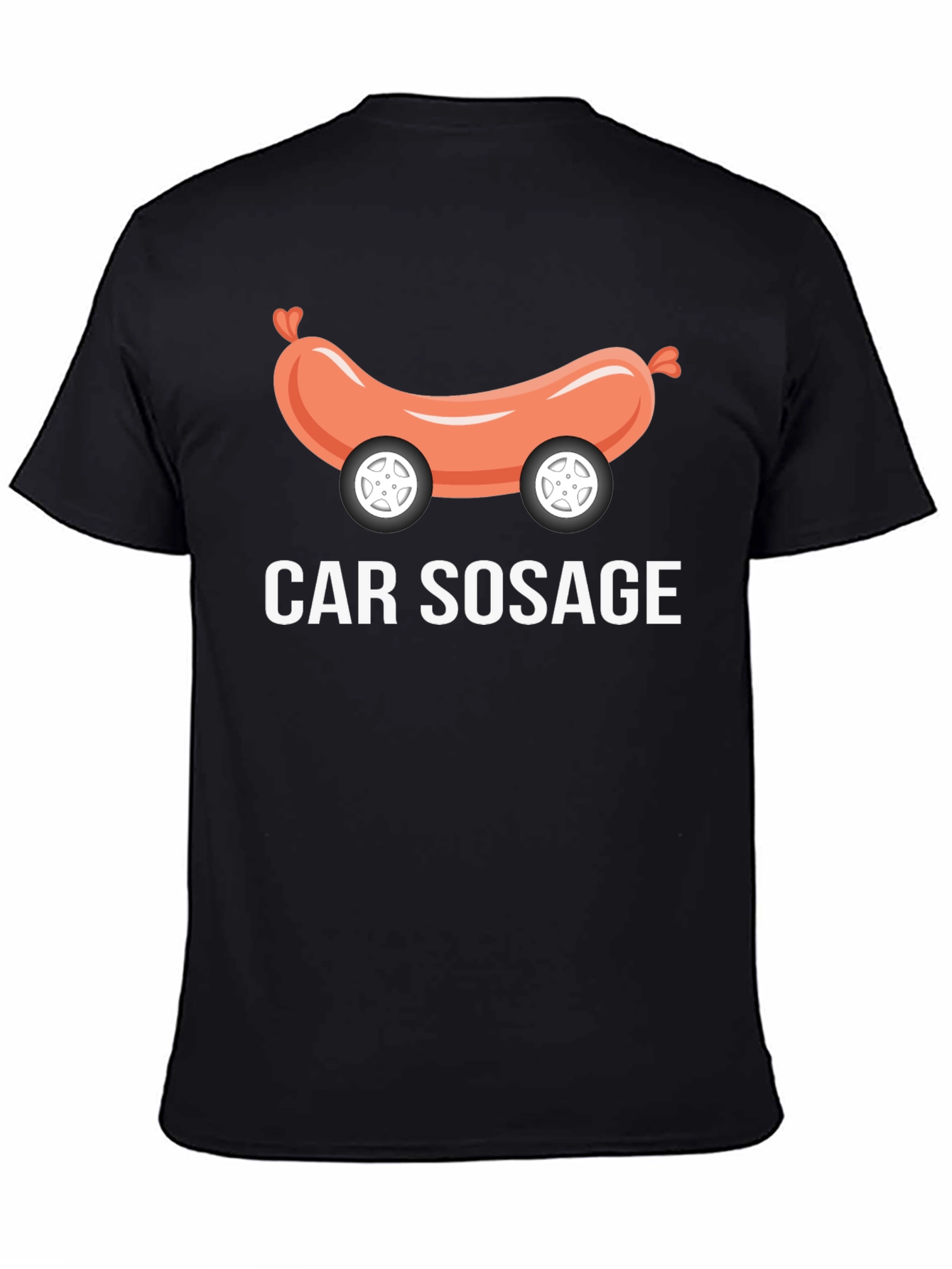 Car Sosage Graphic Tee - Funny Foodie T-Shirt