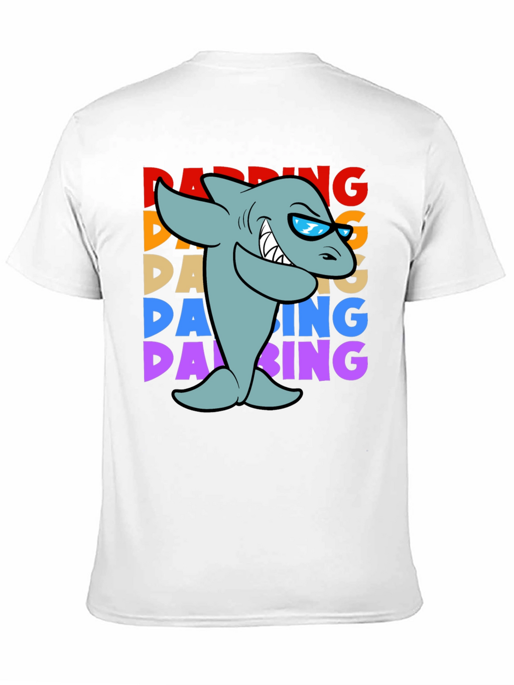 Dabbing Shark Graphic T-Shirt