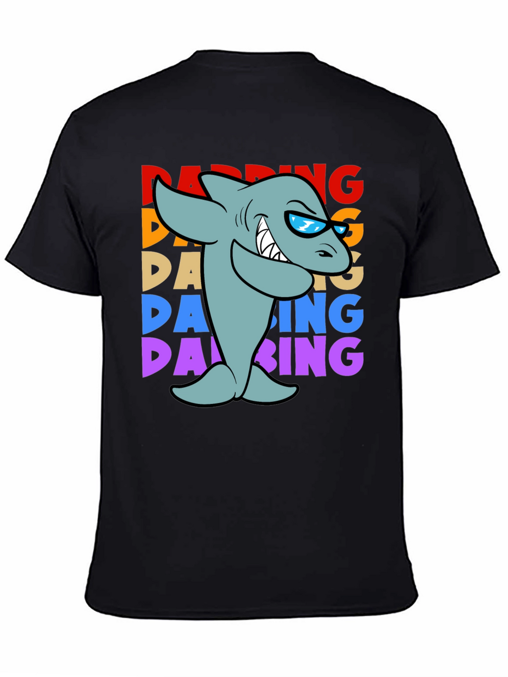 Dabbing Shark Graphic T-Shirt
