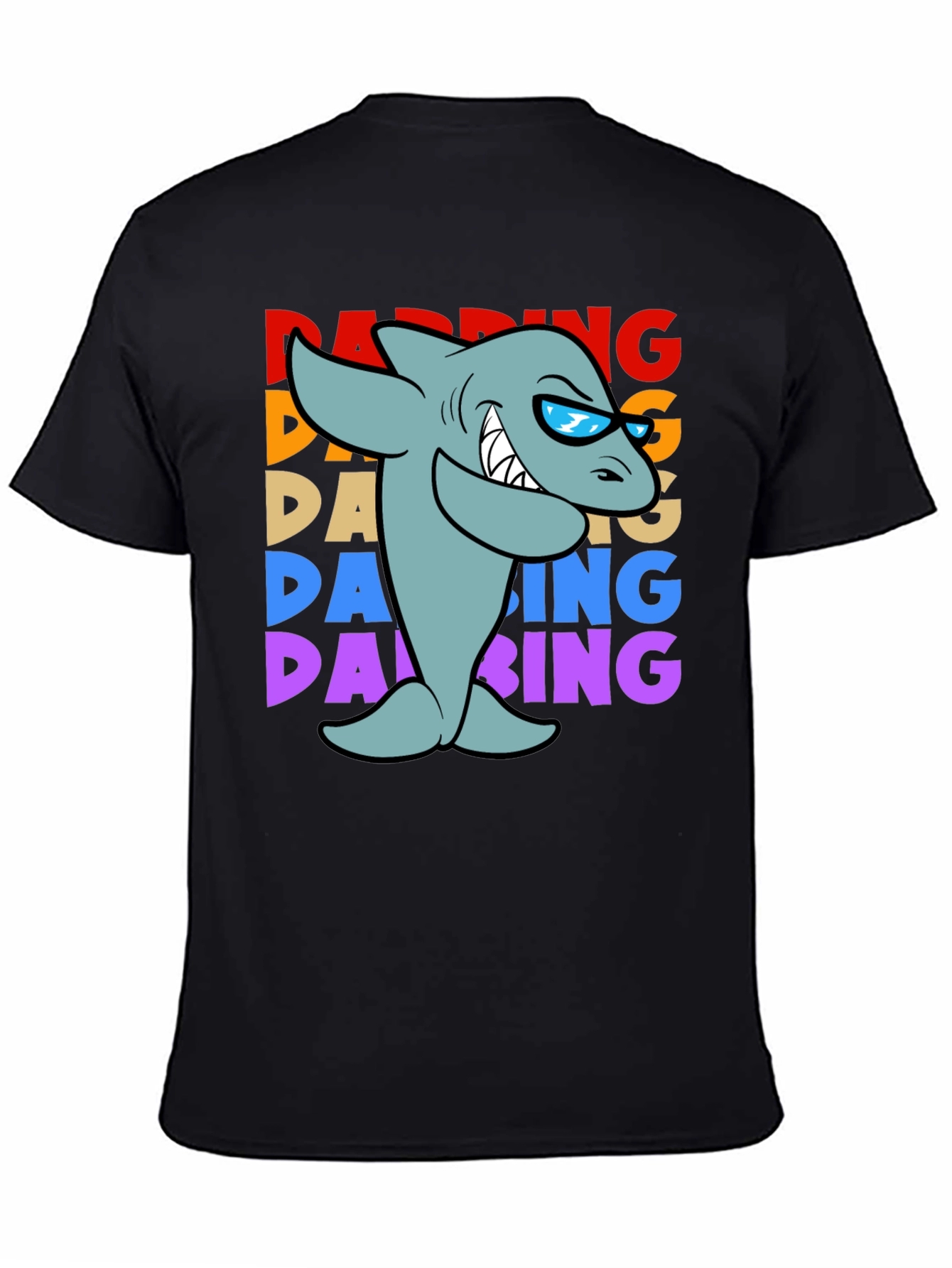 Dabbing Shark Graphic T-Shirt