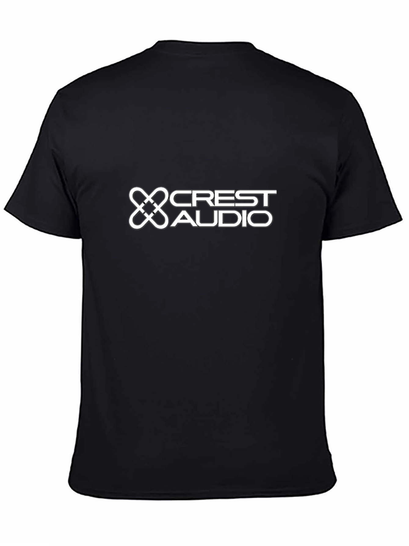 Crest Audio Black Graphic T-Shirt