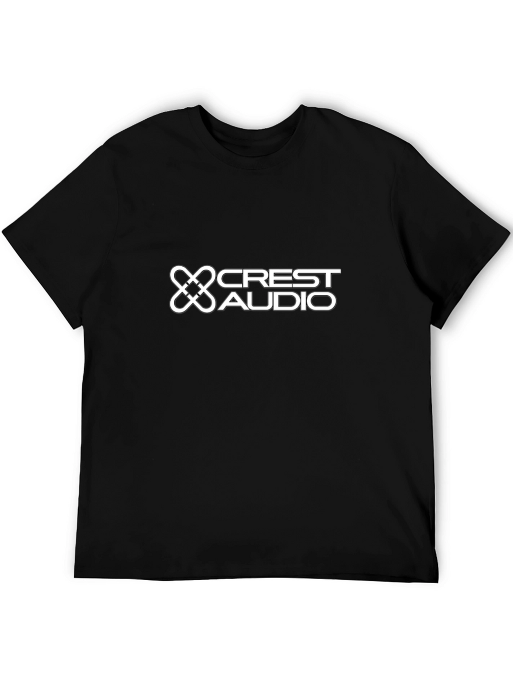 Crest Audio Black Graphic T-Shirt