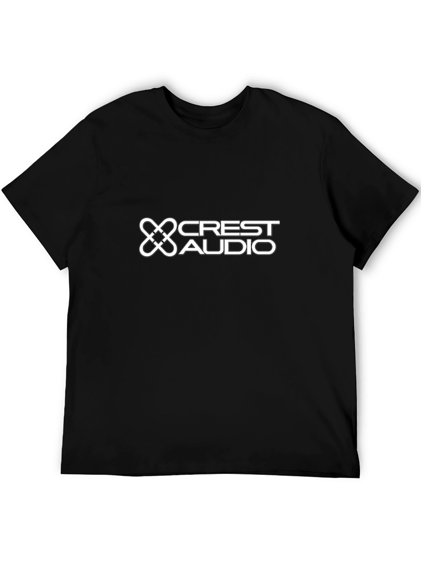 Crest Audio Black Graphic T-Shirt