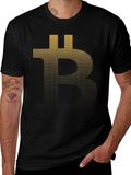 Bitcoin Dot Design T-Shirt