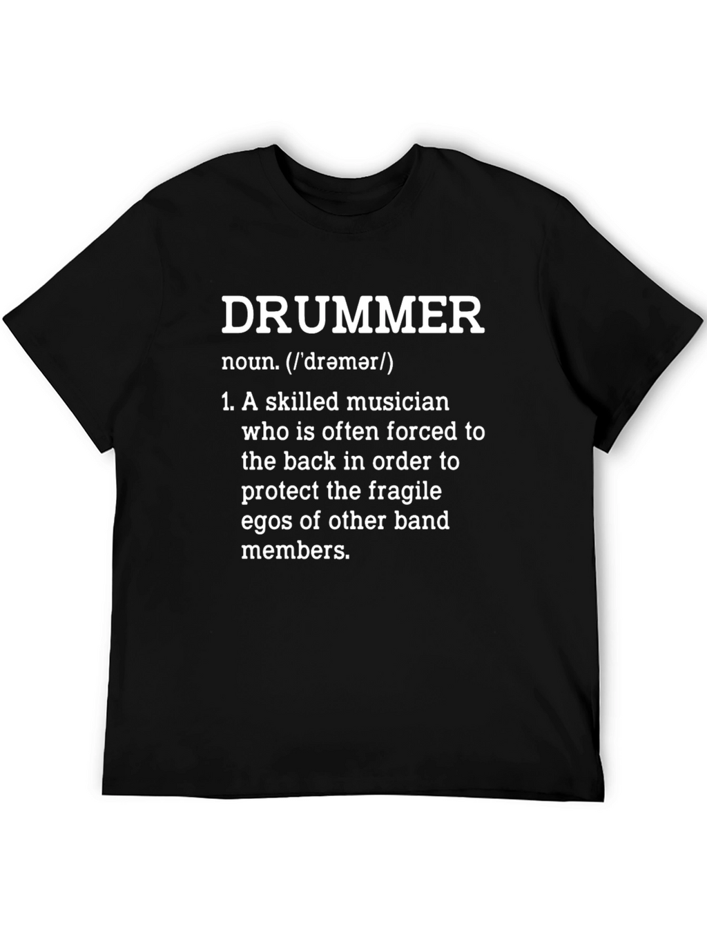 Funny Drummer Definition T-Shirt - Musician Gift
